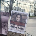 وێنەکانی چالاکی ئیدانە کردنی تیرۆر کردنی ئازادیخوازن لە کوردستان کە لە لایەن بنەماڵەی مامۆستا جیهان تەها و چالاکوانانی ئەمریکاوە ڕێکخرابوو ڕۆژی ١٤ / ١ / ٢٠٢٤